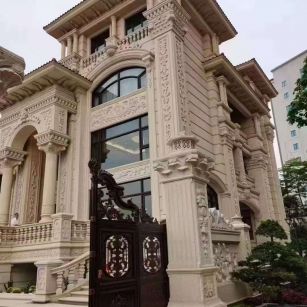 阜阳黄金麻别墅外墙异形定制