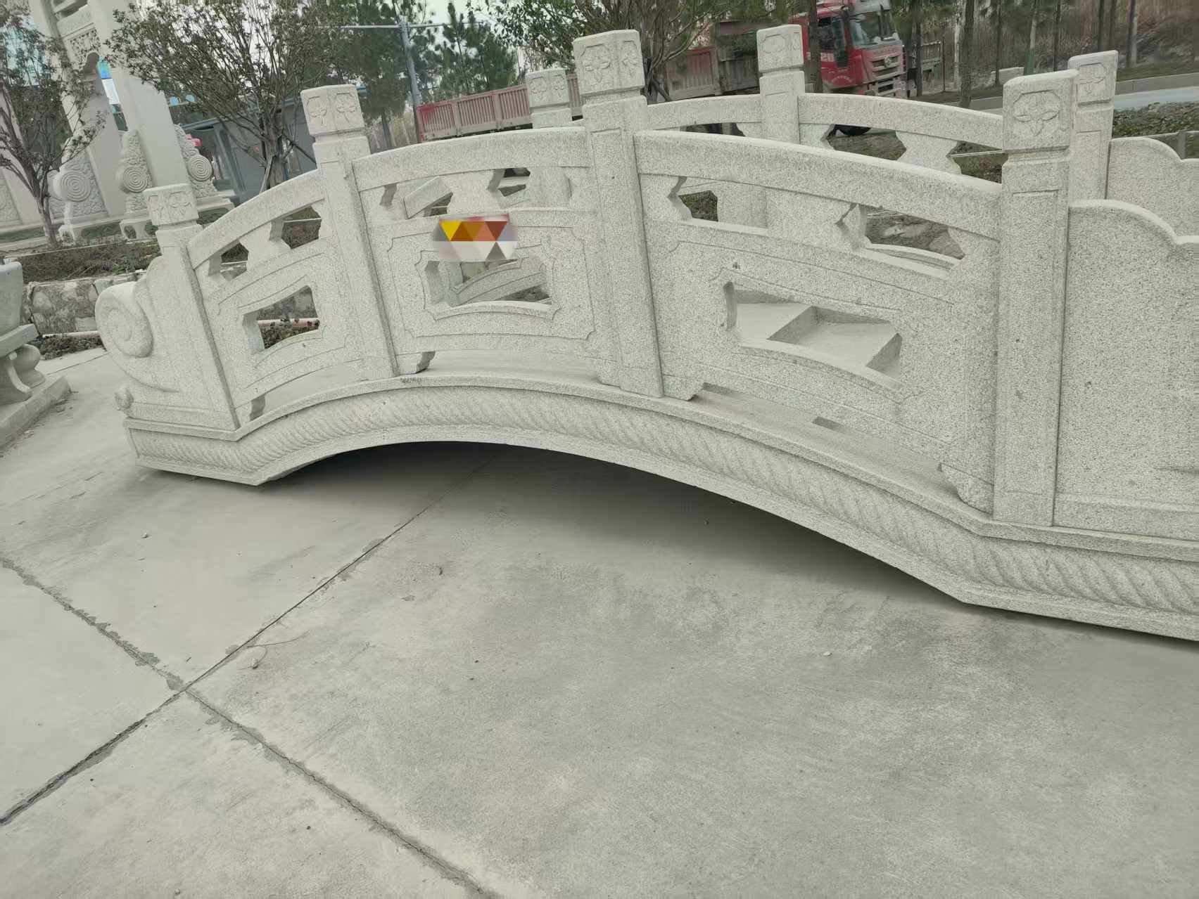 阜阳芝麻白拱桥，石桥
