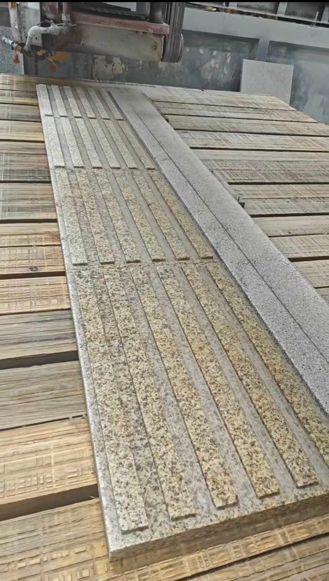 阜阳黄金麻盲道石 盲条